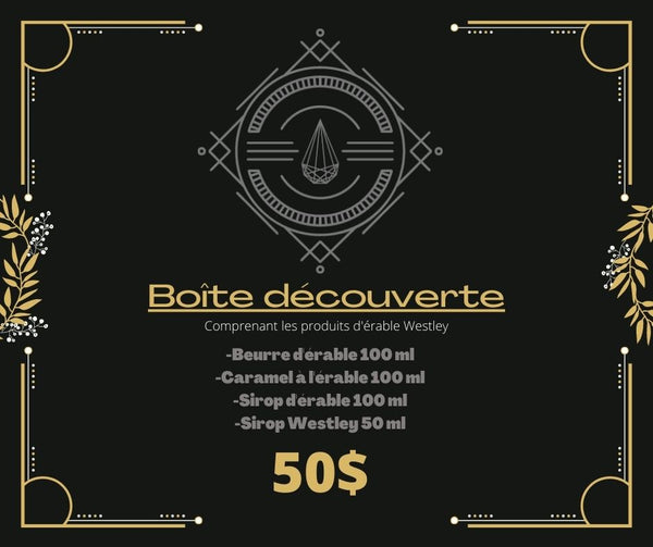 Boîte découverte 50$